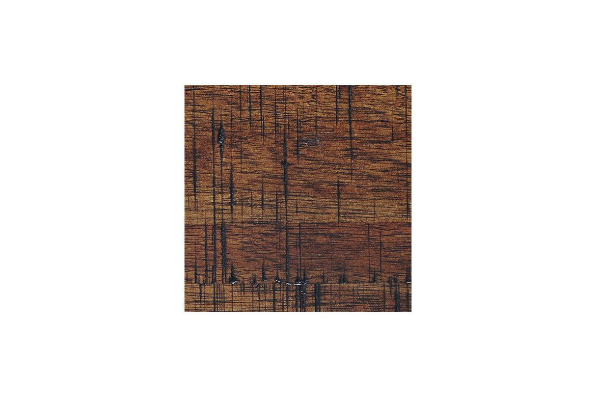 Baldridge Rustic Brown 75" Bookcase by Ashley at Eve Furniture