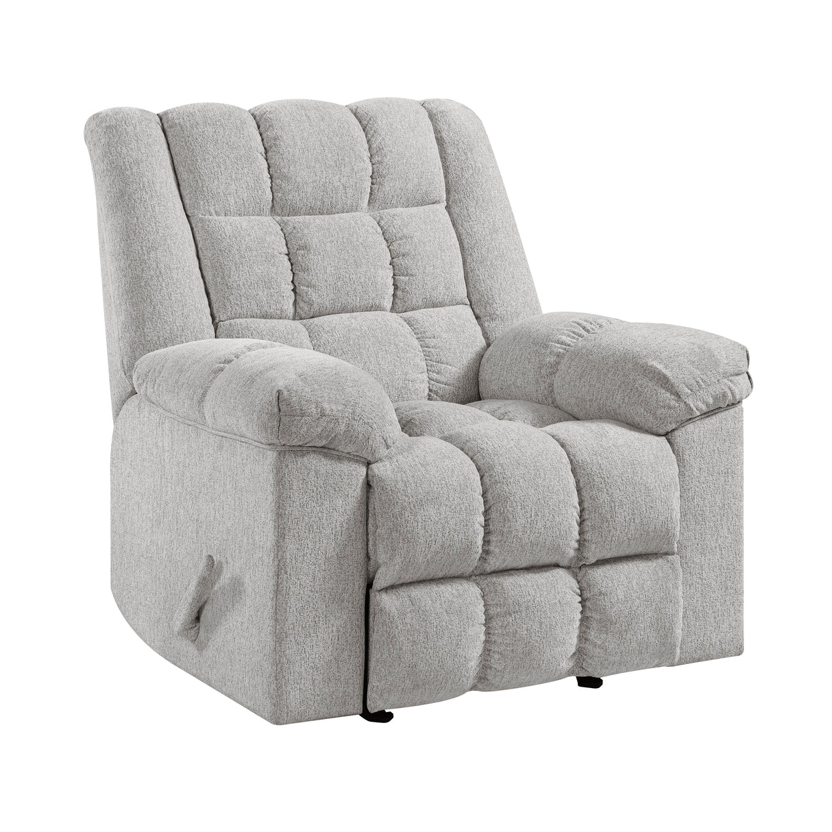 Baldwin Light Gray Rocker Reclining Chair