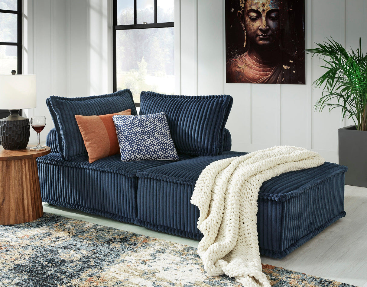 Bales Navy 2-Piece Modular Seating by Ashley at Eve Furniture