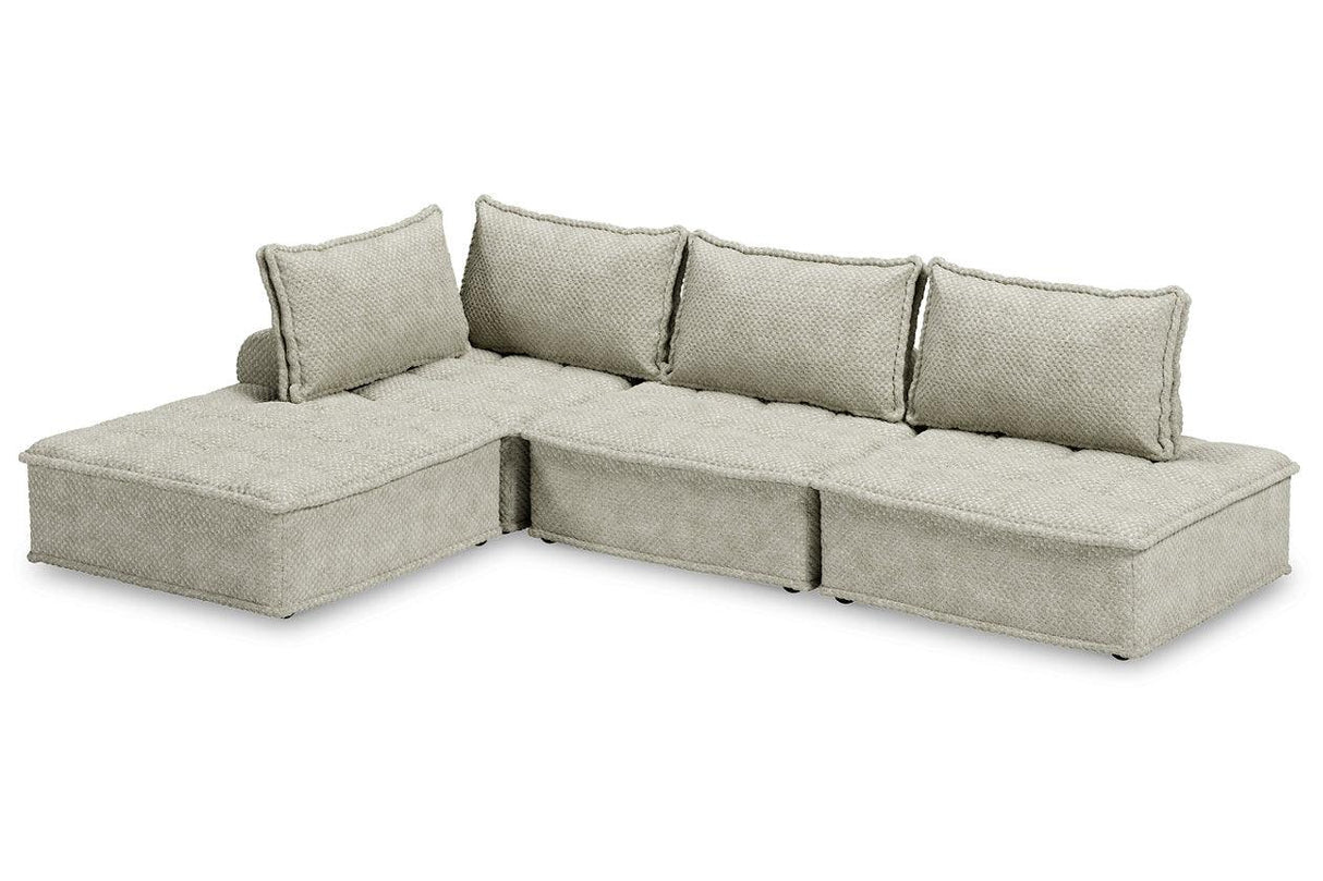 Bales Taupe 4-Piece Modular Seating by Ashley at Eve Furniture