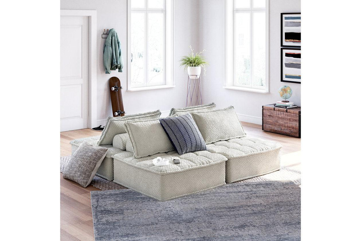 Bales Taupe 4-Piece Modular Seating by Ashley at Eve Furniture