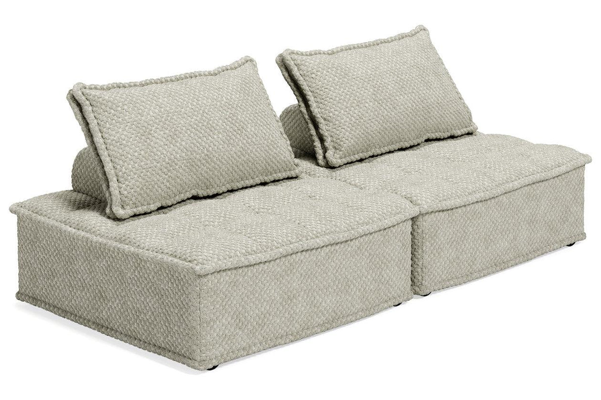 Bales Taupe 2-Piece Modular Seating by Ashley at Eve Furniture
