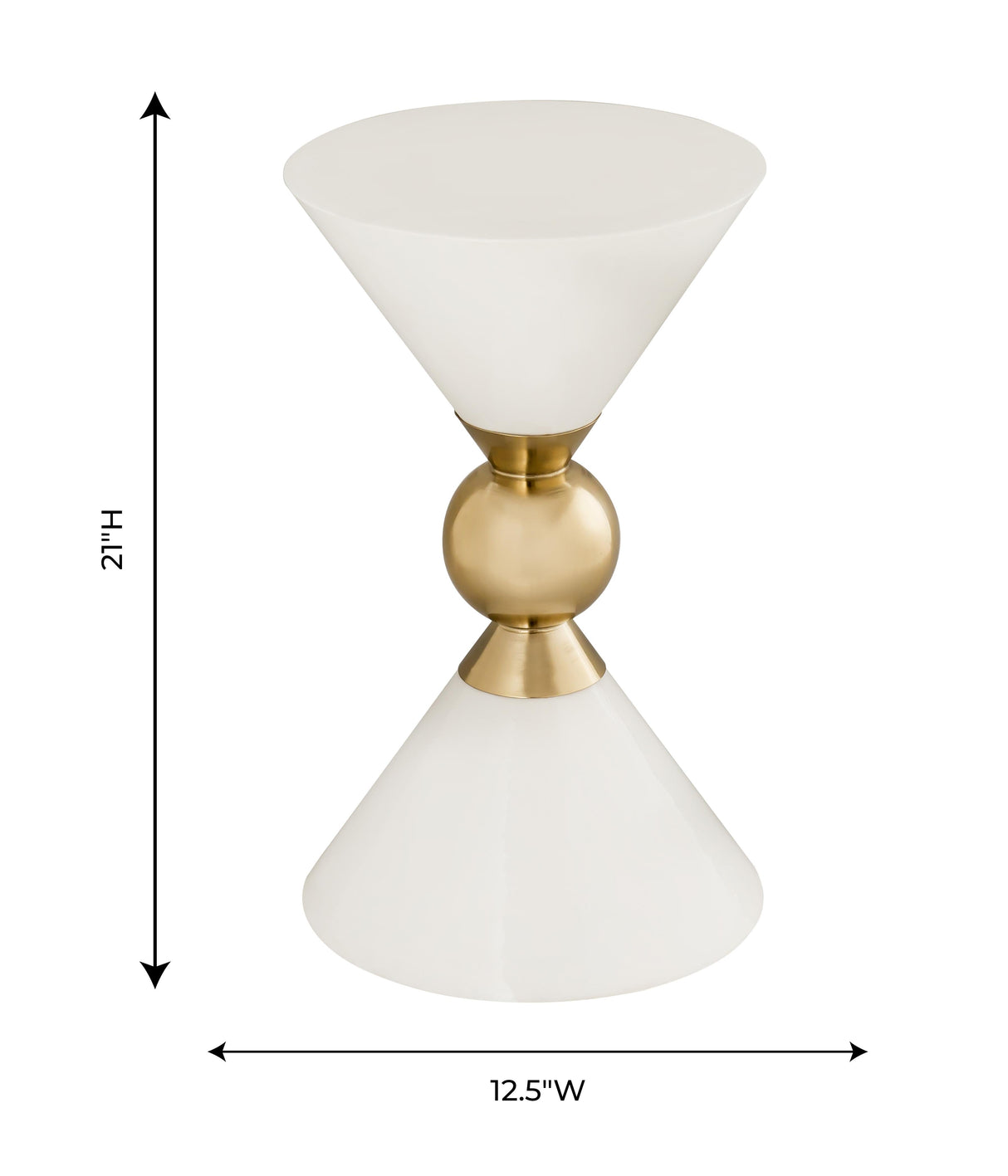 Balhi Side Table by TOV Furniture at Eve Furniture