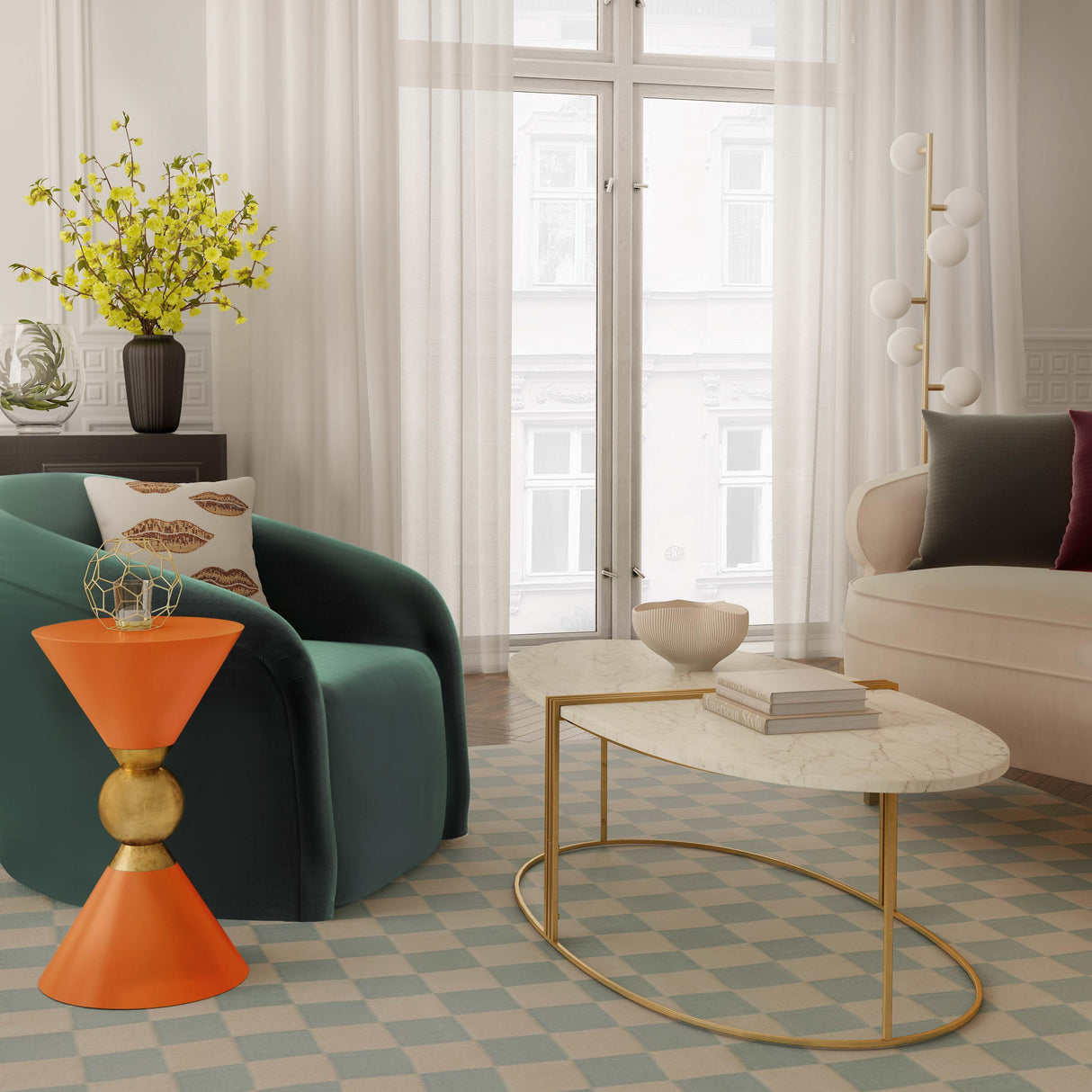 Balhi Side Table by TOV Furniture at Eve Furniture