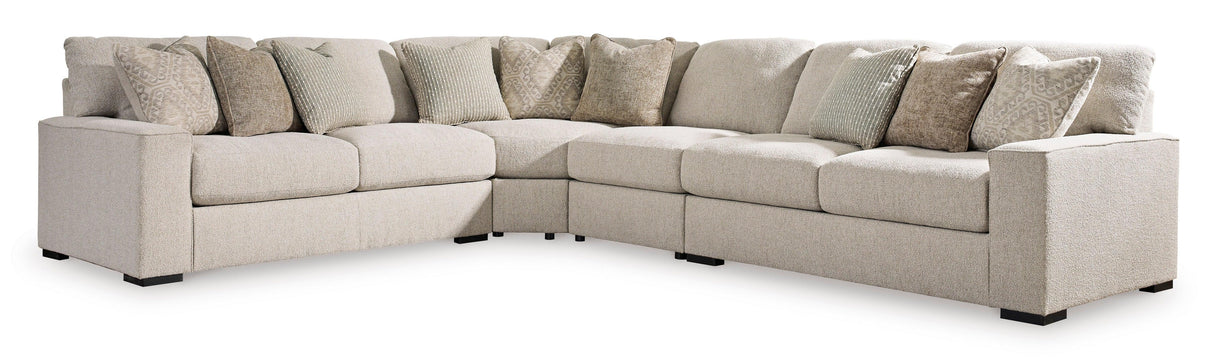 Ballyton Sand 4-Piece Sectional by Ashley at Eve Furniture