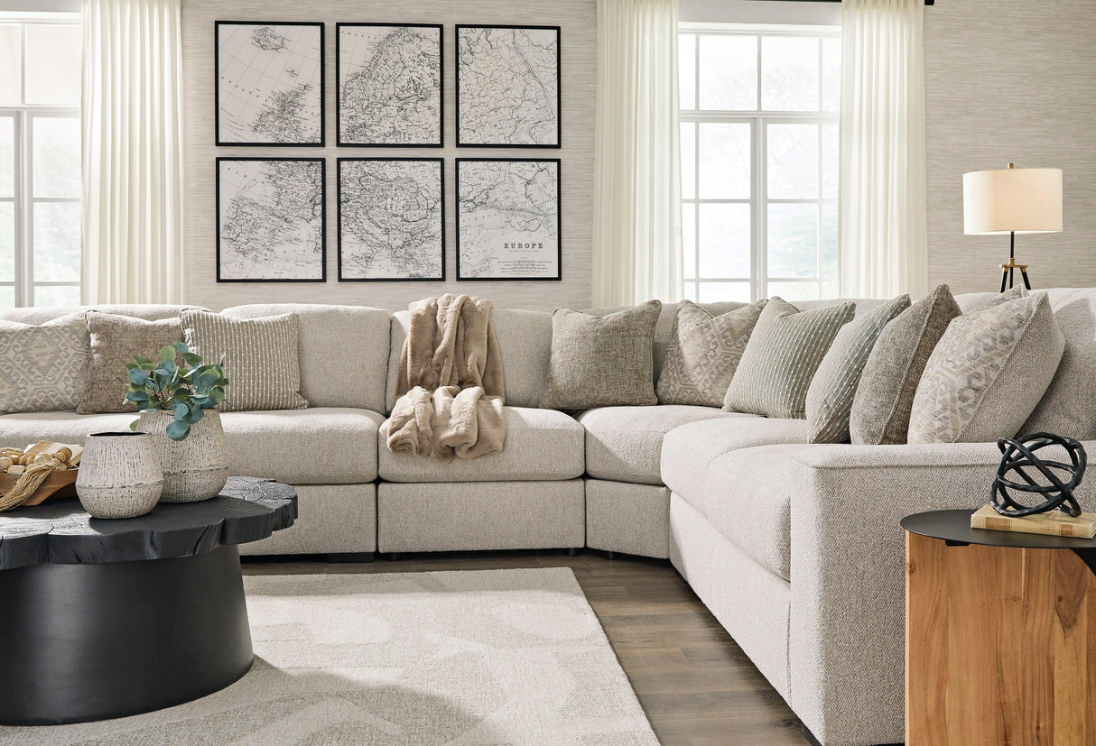 Ballyton Sand 4-Piece Sectional by Ashley at Eve Furniture
