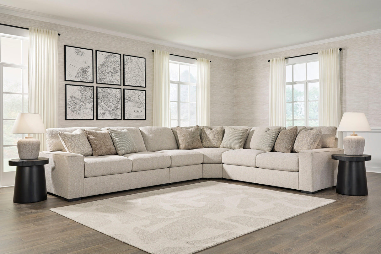 Ballyton Sand 4-Piece Sectional by Ashley at Eve Furniture