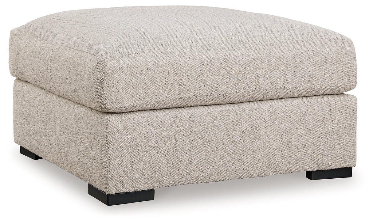 Ballyton Sand 4-Piece Sectional with Ottoman by Ashley at Eve Furniture