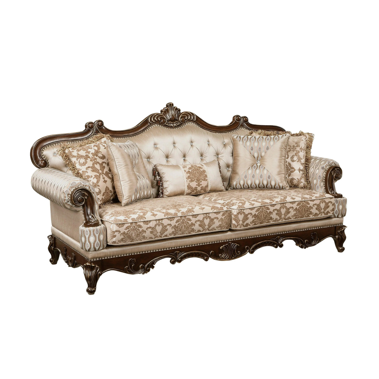 Balthasar Brown Sofa by Homelegance at Eve Furniture