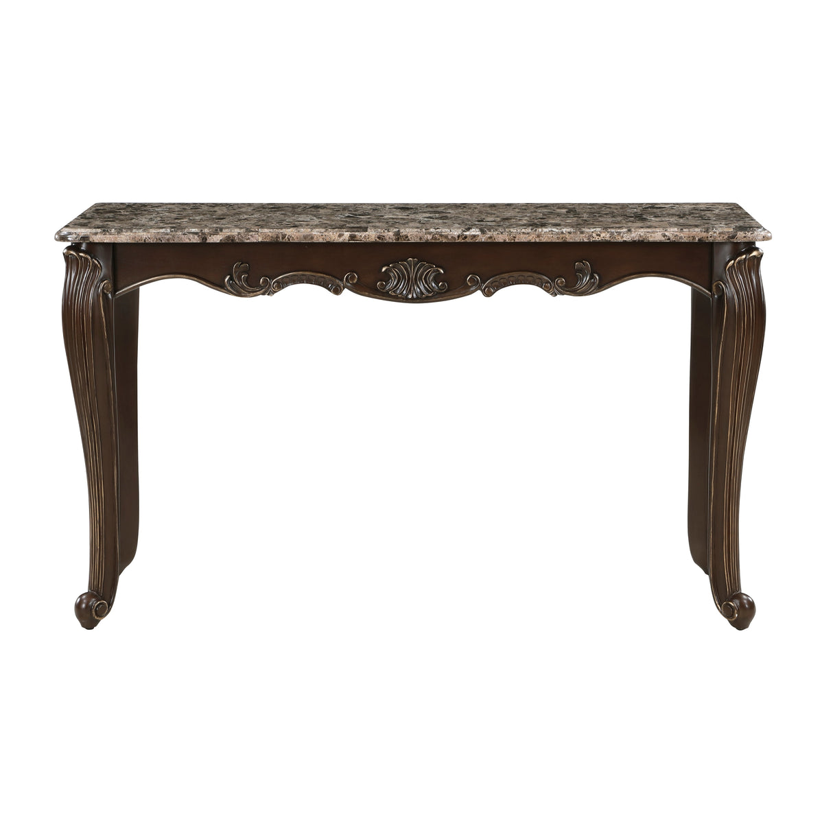 Balthasar Brown Sofa Table by Homelegance at Eve Furniture