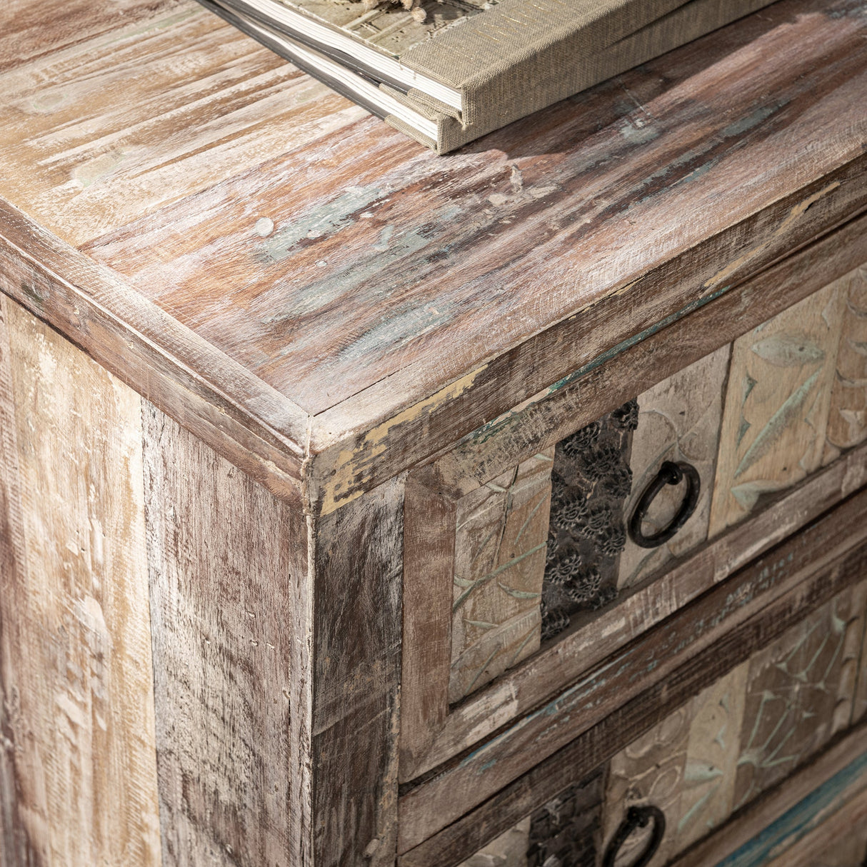 Baltim Butterwood Blend 3 Drawer Cabinet by Classic Home at Eve Furniture