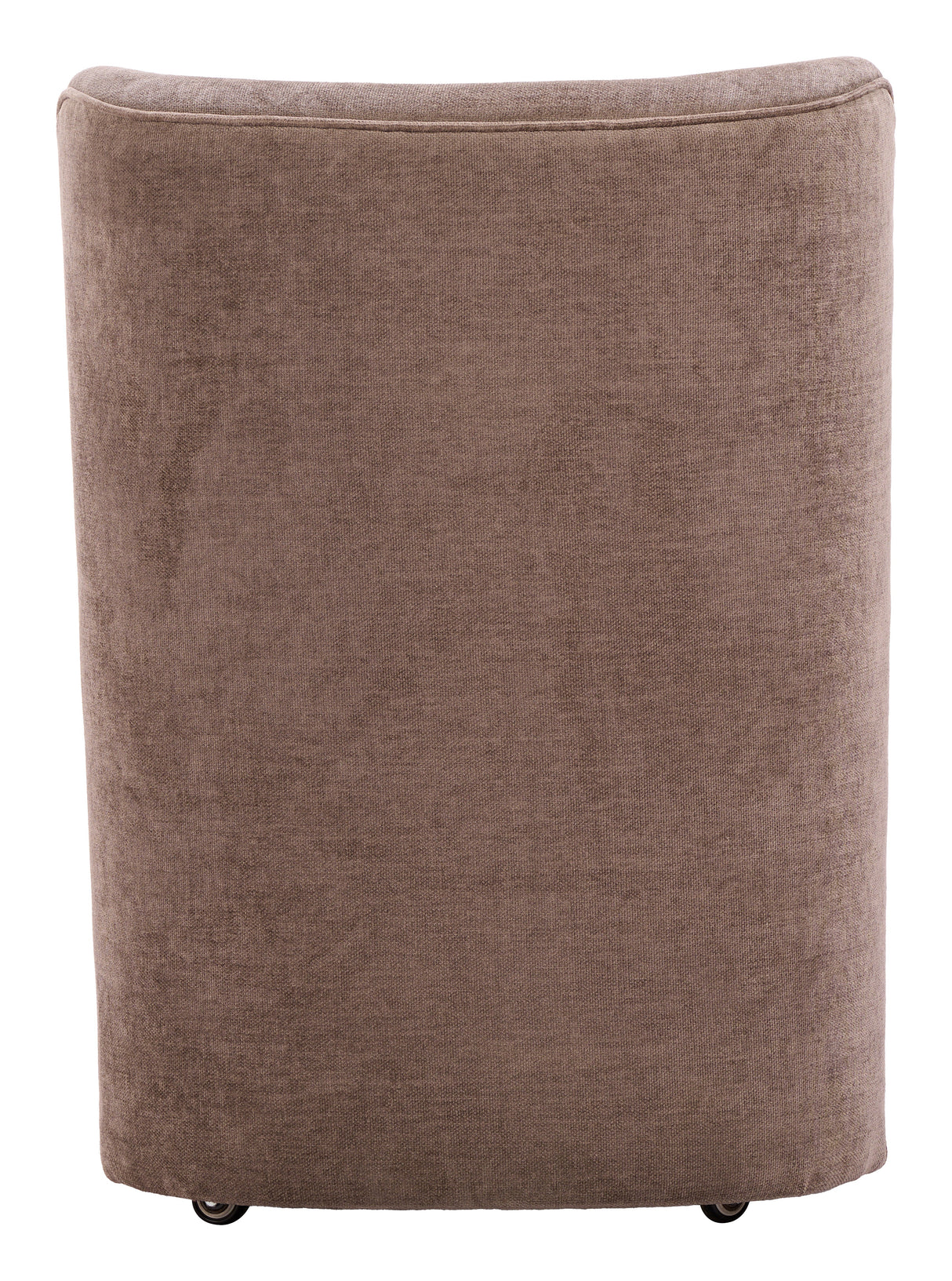 Bambun Taupe Dining Chair with Wheels by Zuomod at Eve Furniture