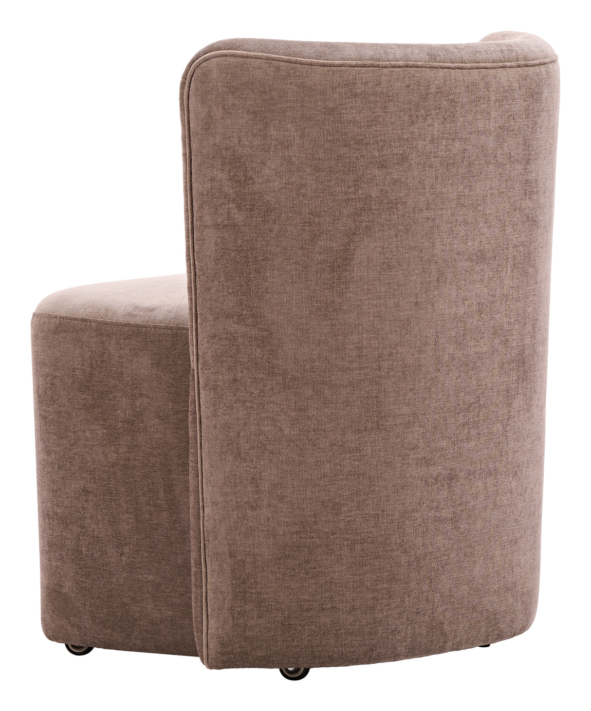Bambun Taupe Dining Chair with Wheels by Zuomod at Eve Furniture