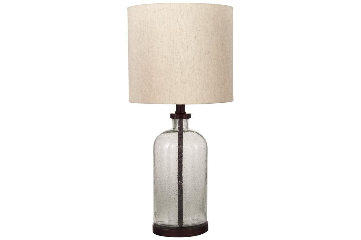 Bandile Clear/Bronze Finish Table Lamp by Ashley at Eve Furniture