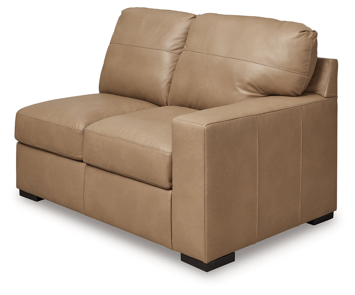 Bandon Toffee 4-Piece Leather Sectional by Ashley at Eve Furniture