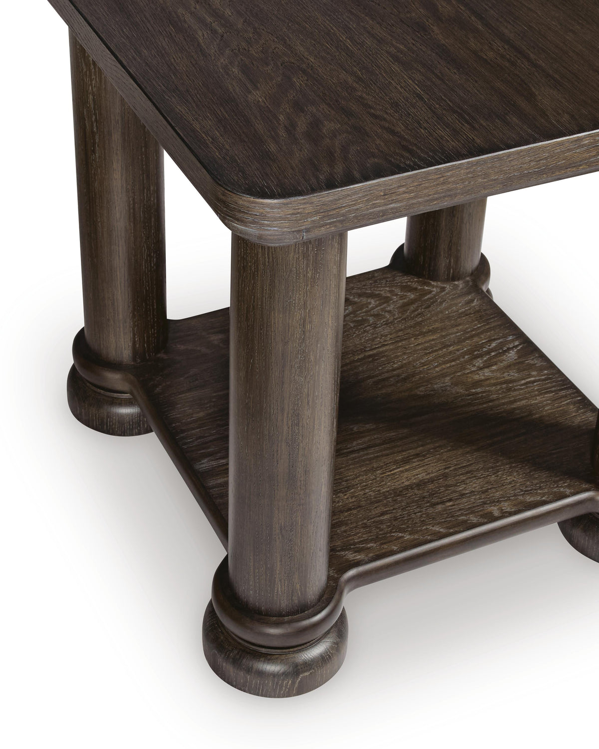 Bannette Dark Brown Square End Table by Ashley at Eve Furniture