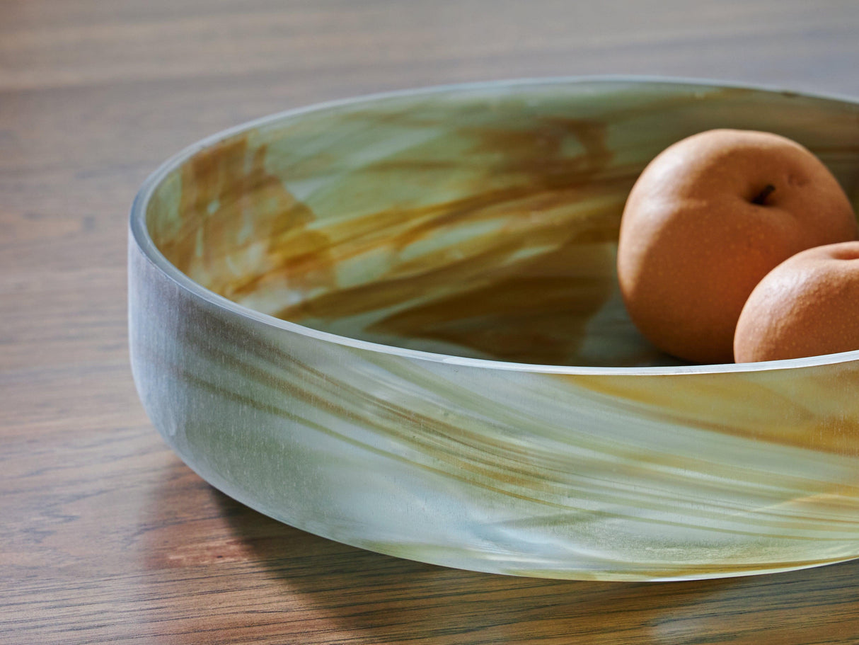 Bannington Sage Green Bowl by Ashley at Eve Furniture