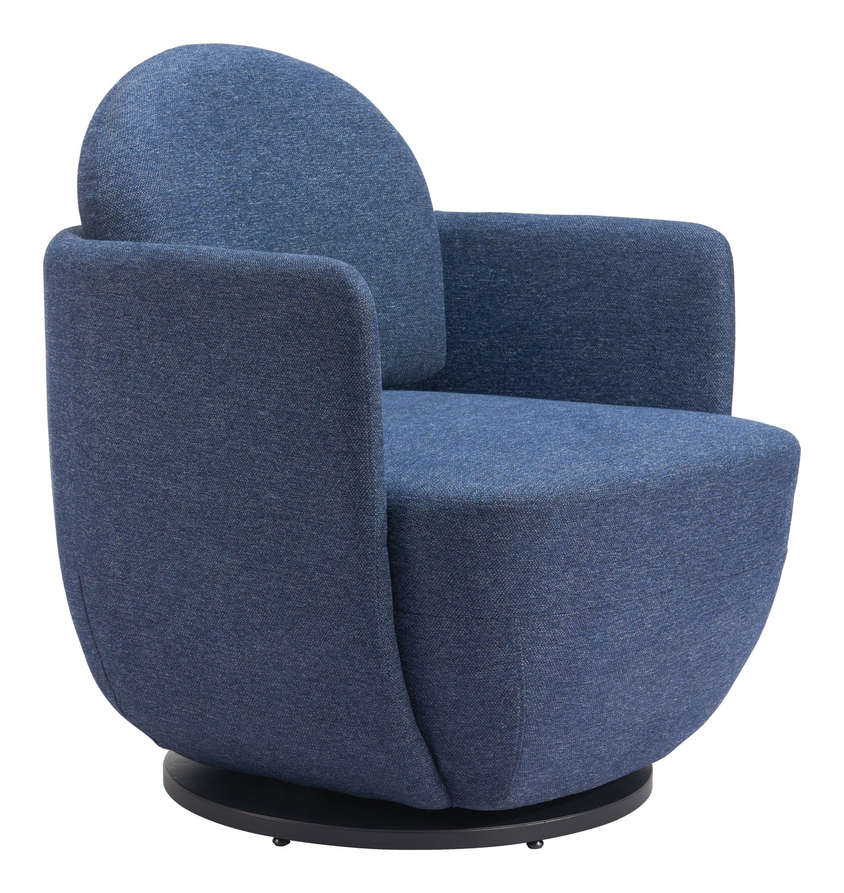 Bant Blue Swivel Chair by Zuomod at Eve Furniture
