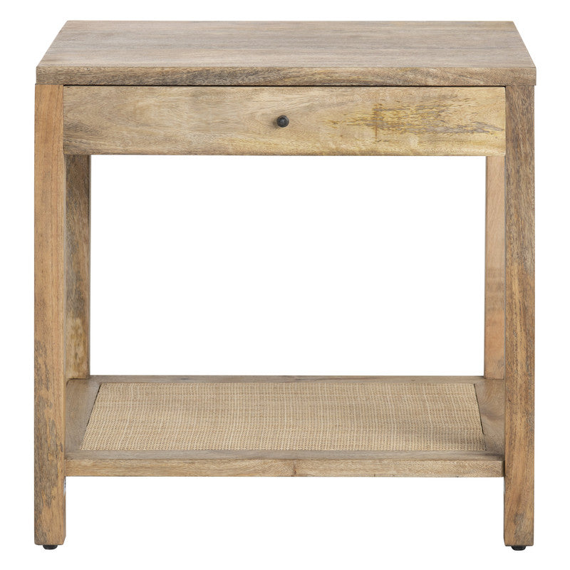 Barbados Brown Side Table by Crestview at Eve Furniture
