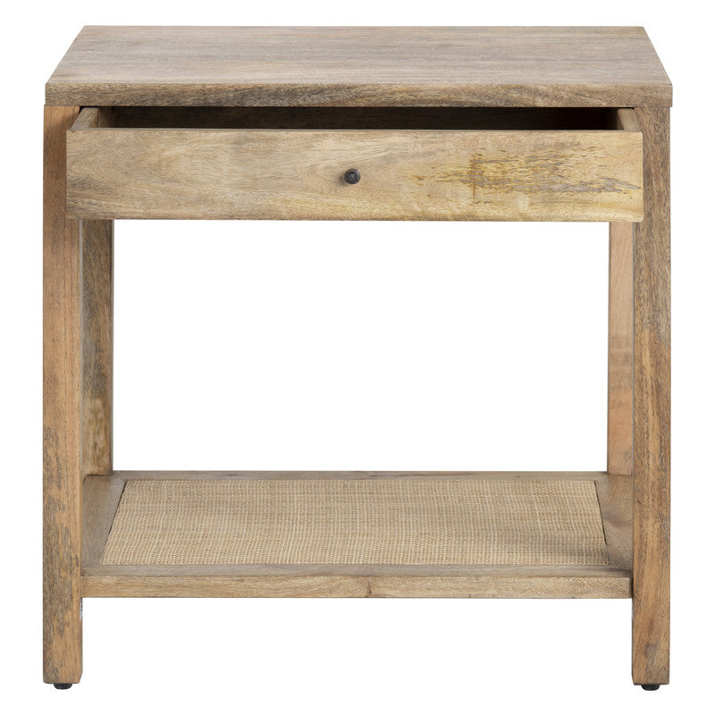 Barbados Brown Side Table by Crestview at Eve Furniture