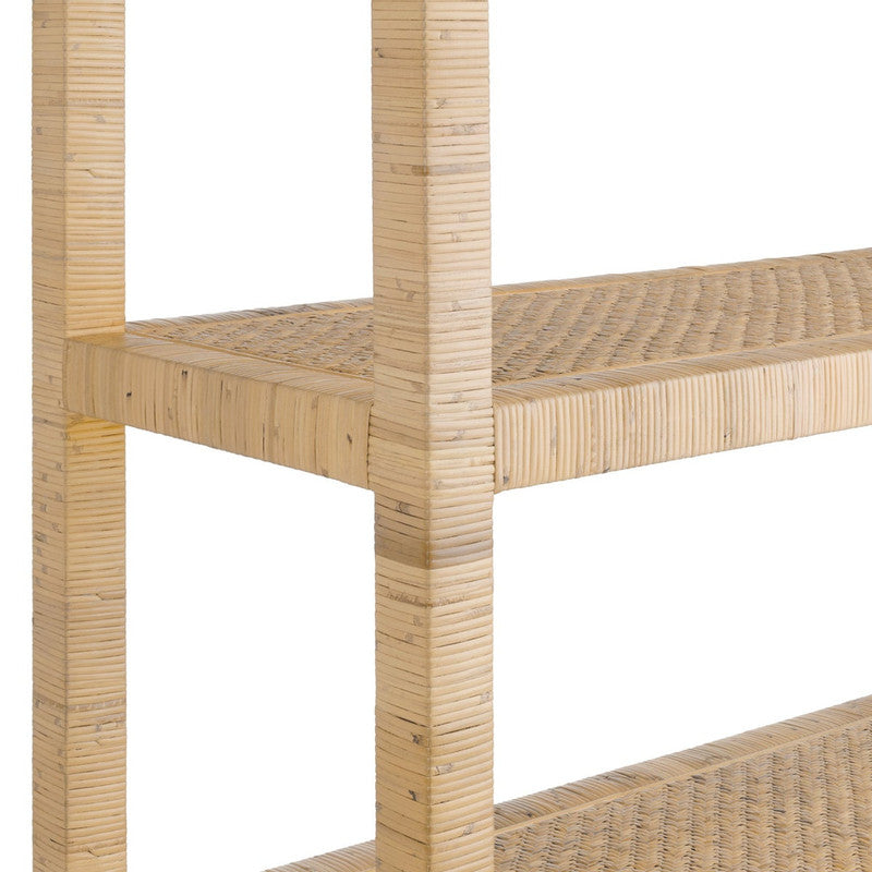 Barbados Natural Etagere by Crestview at Eve Furniture