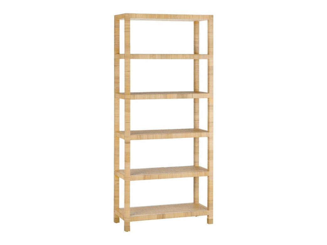 Barbados Natural Etagere by Crestview at Eve Furniture