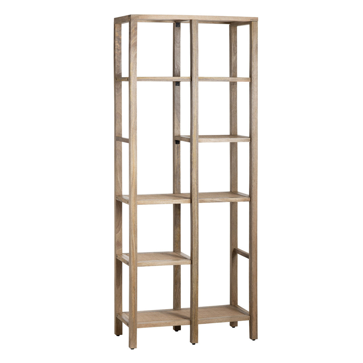 Barbados Tan/Brown Etagere by Crestview at Eve Furniture