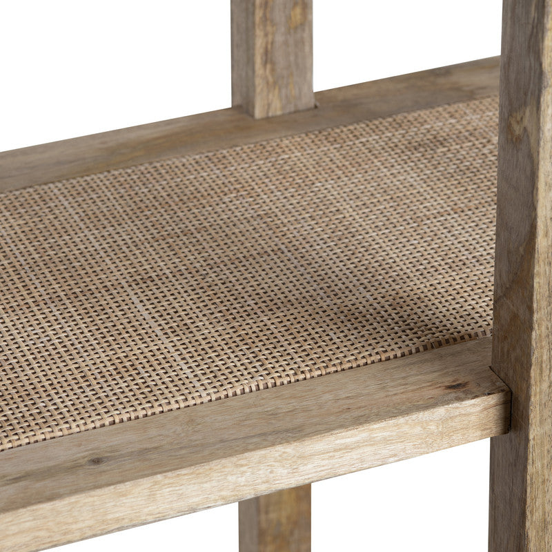 Barbados Tan/Brown Etagere by Crestview at Eve Furniture