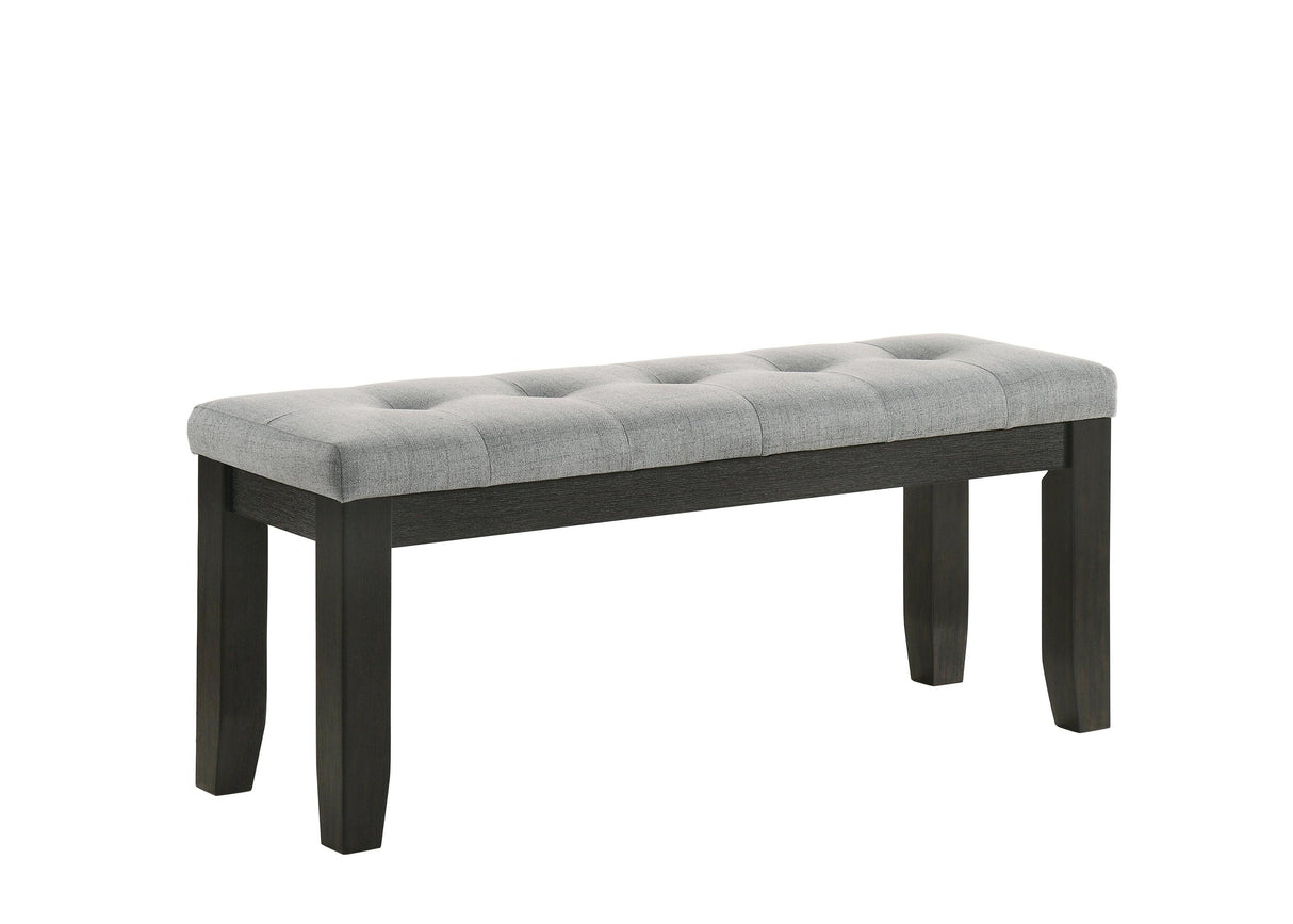 Bardstown Charcoal and Wheat Dining Bench by Crown Mark at Eve Furniture