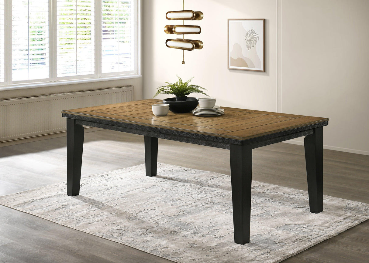 Bardstown Charcoal and Wheat Dining Table by Crown Mark at Eve Furniture