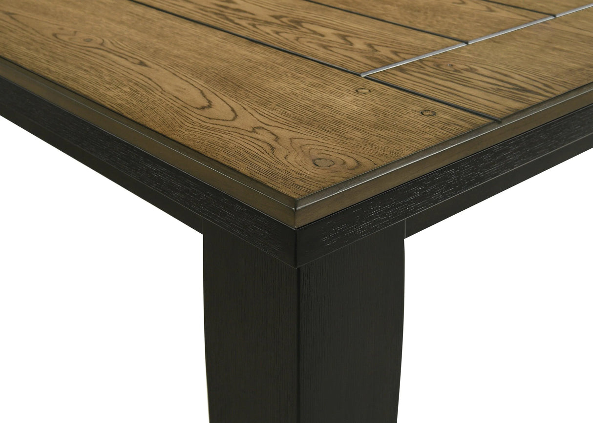 Bardstown Charcoal and Wheat Extendable Dining Set by Crown Mark at Eve Furniture