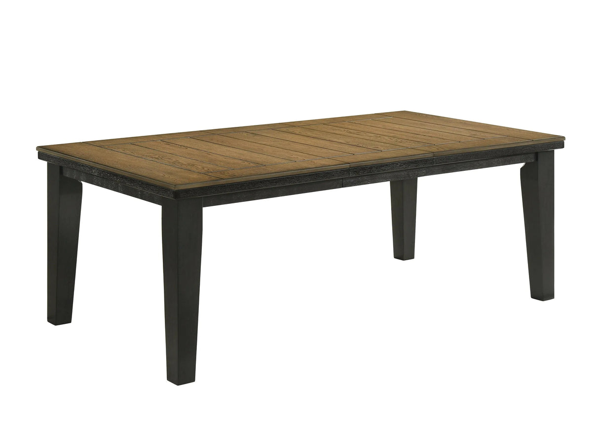 Bardstown Charcoal and Wheat Extendable Dining Set by Crown Mark at Eve Furniture