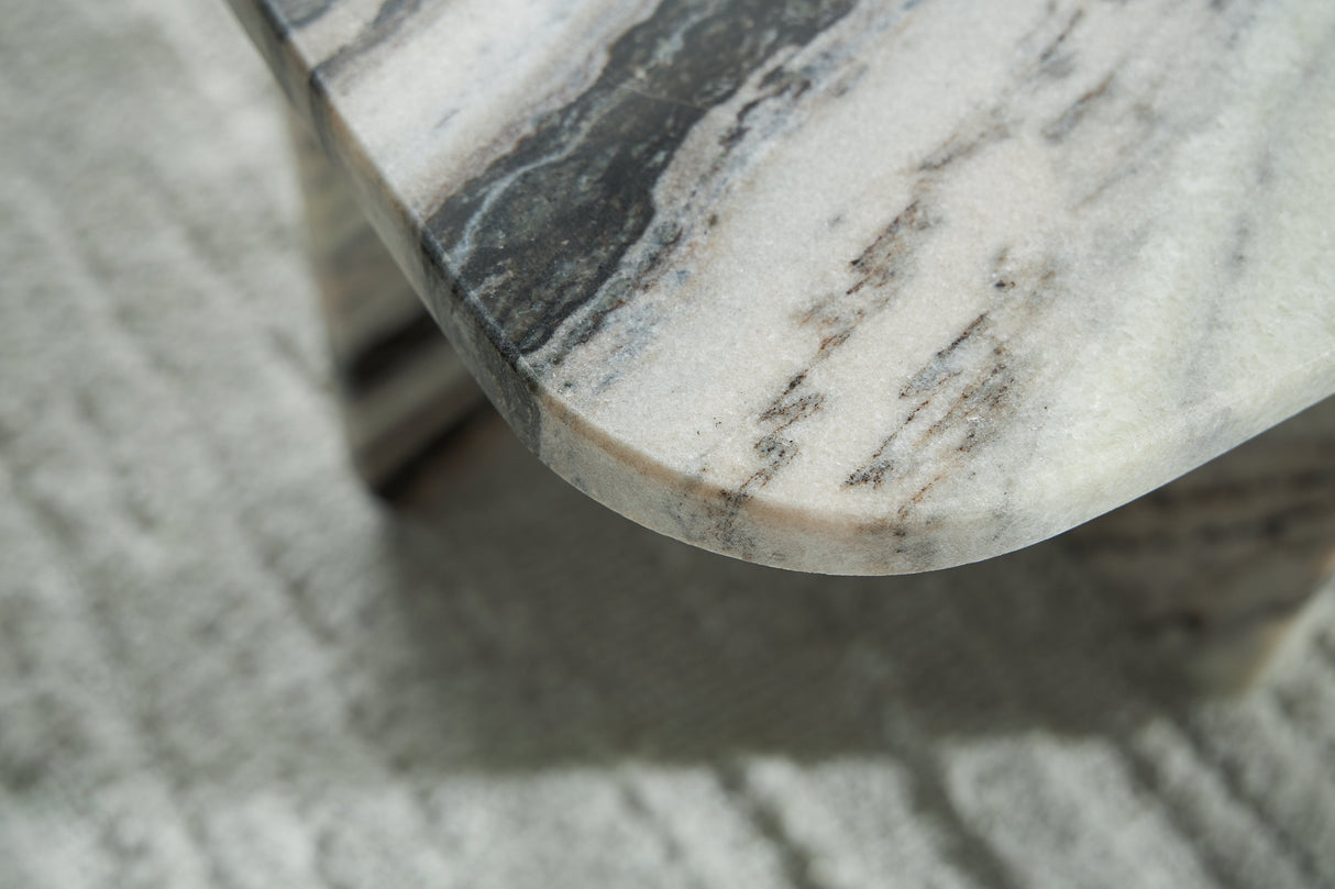 Baretton Black/White/Taupe Accent Coffee Table by Ashley at Eve Furniture