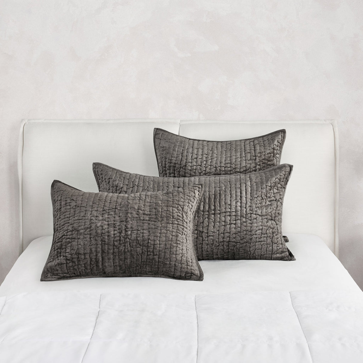 Bari Desert Velvet Quilt Collection by Classic Home at Eve Furniture