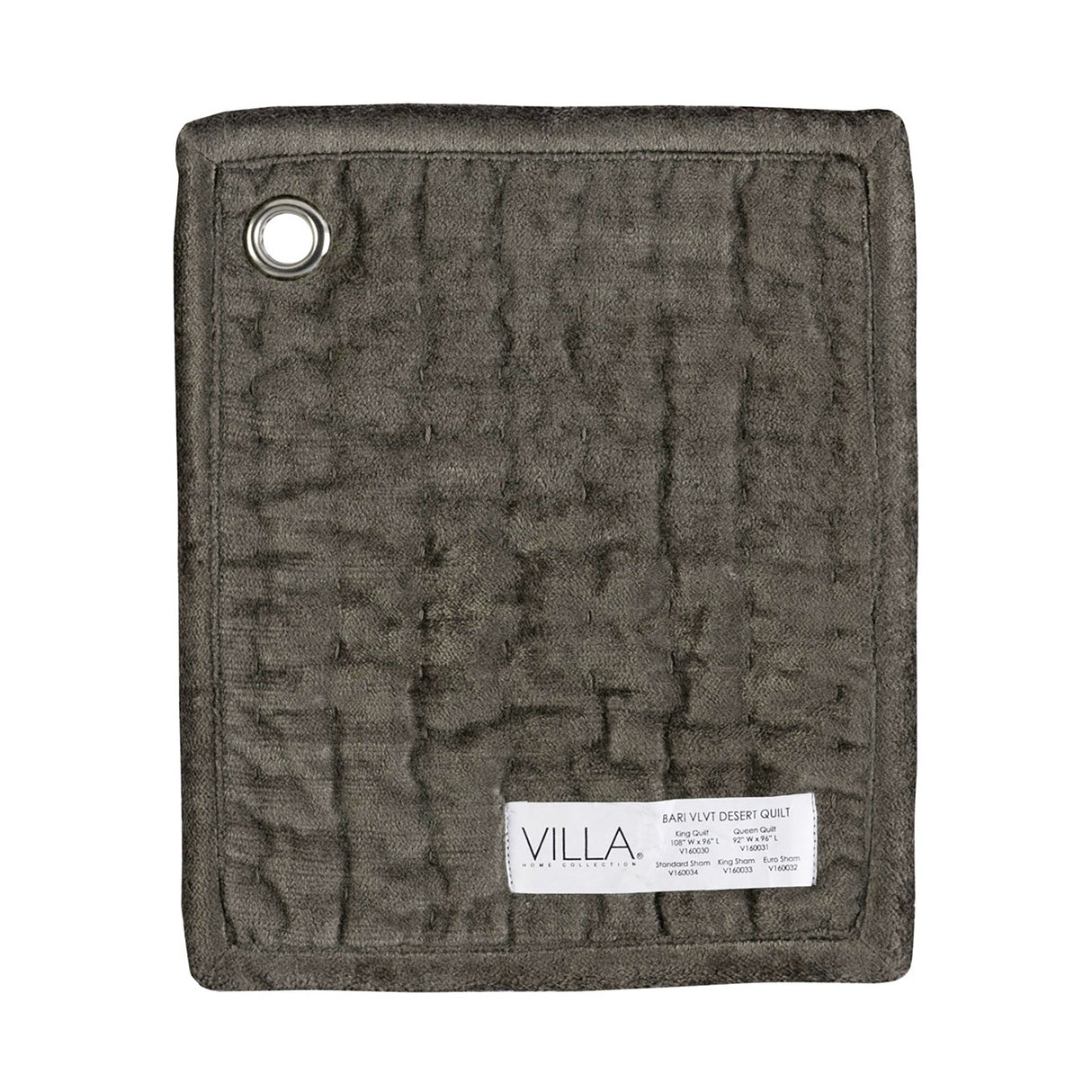 Bari Desert Velvet Quilt Collection by Classic Home at Eve Furniture