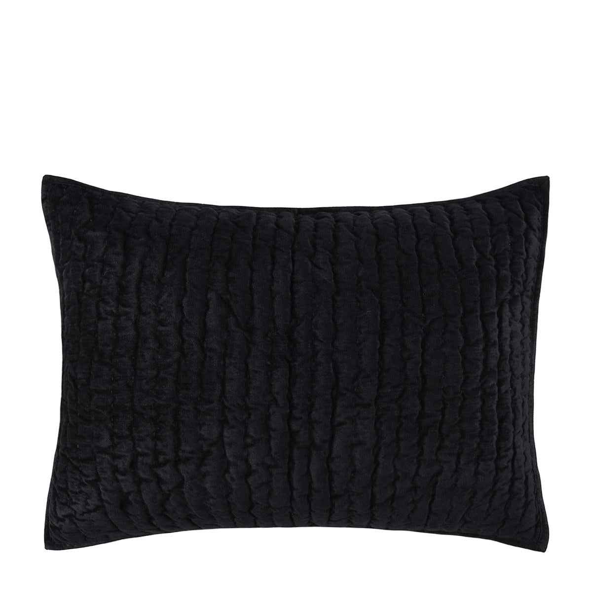 Bari Onyx Velvet Quilt Collection by Classic Home at Eve Furniture