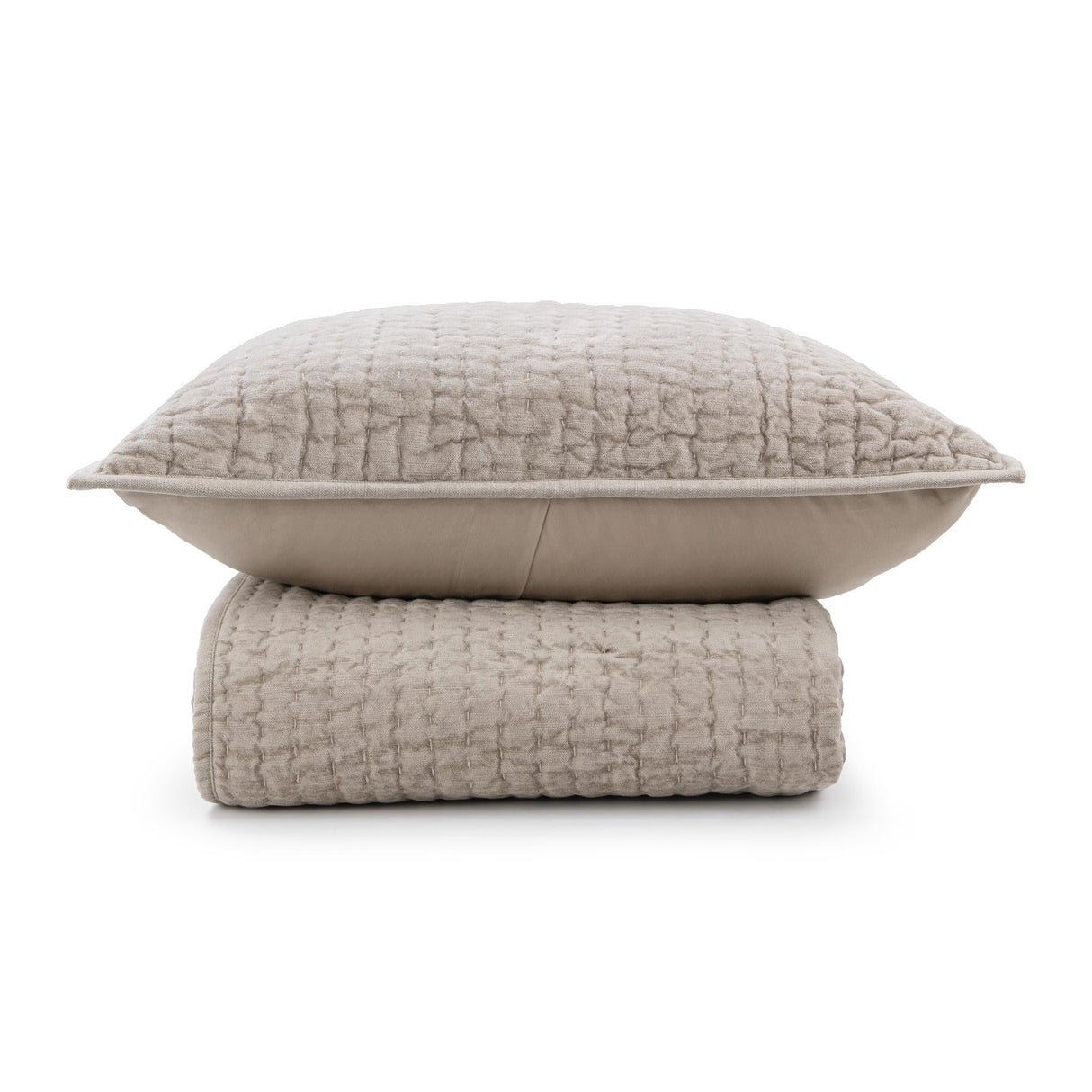 Bari Pebble Velvet Quilt Collection by Classic Home at Eve Furniture