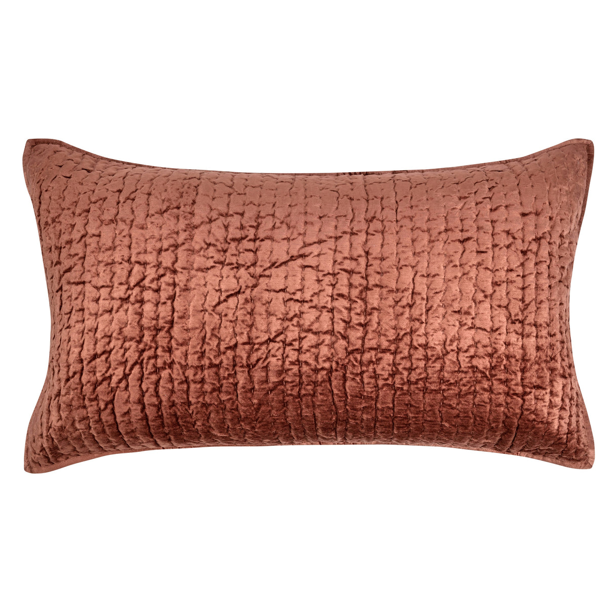 Bari Terracotta Velvet Quilt Collection by Classic Home at Eve Furniture