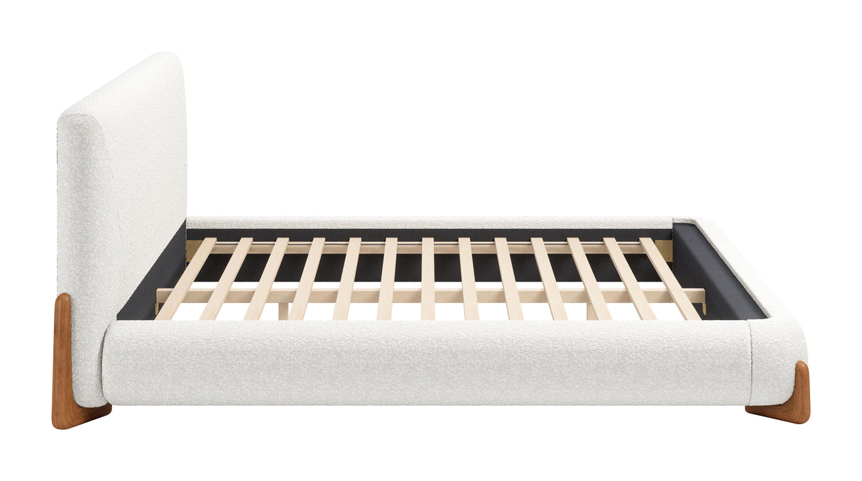 Baris Ivory King Bed by Zuomod at Eve Furniture