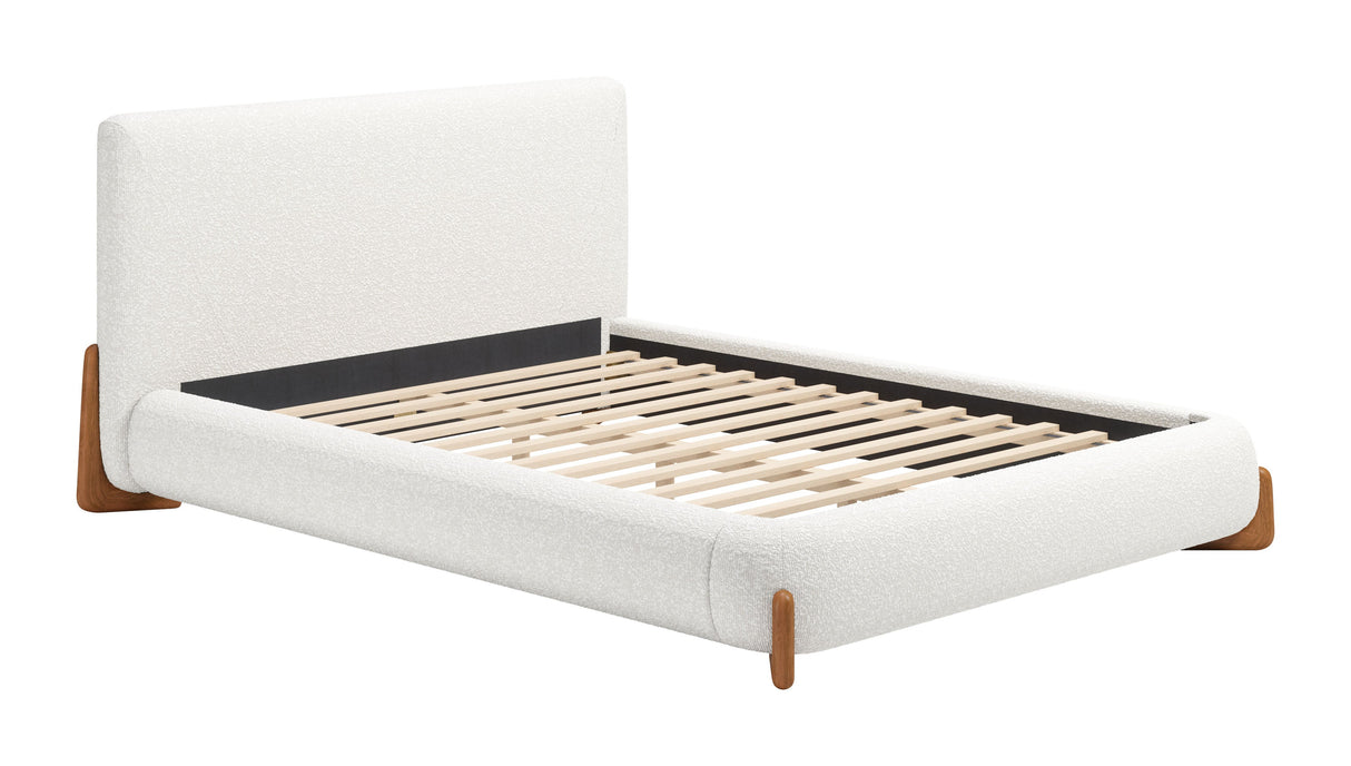 Baris Ivory Queen Bed by Zuomod at Eve Furniture