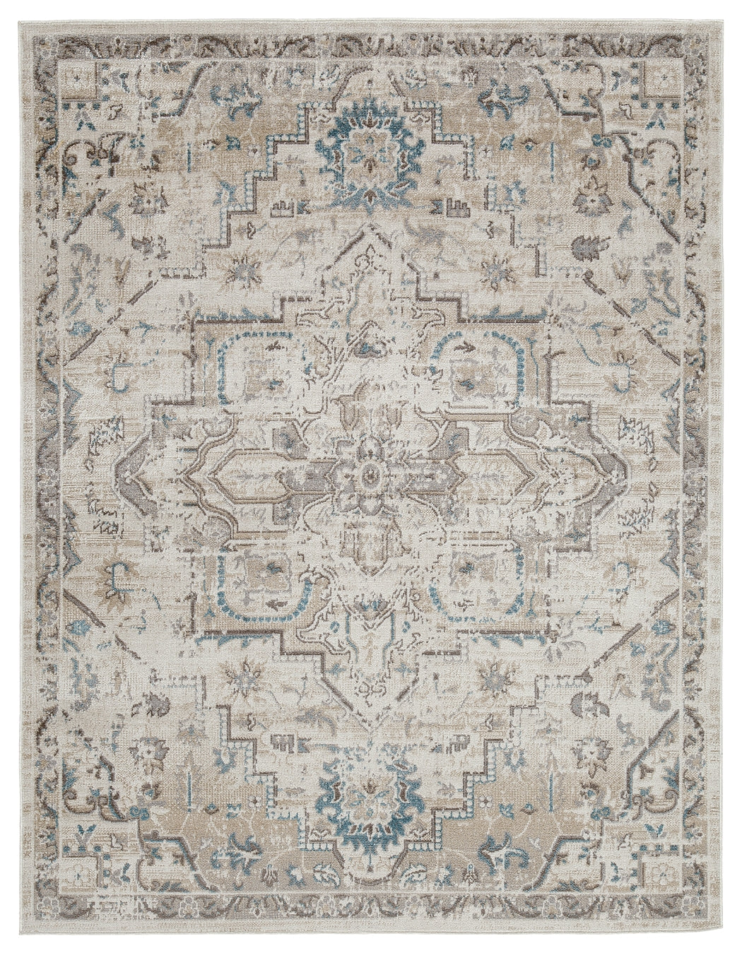Barkham Multi Large Rug by Ashley at Eve Furniture