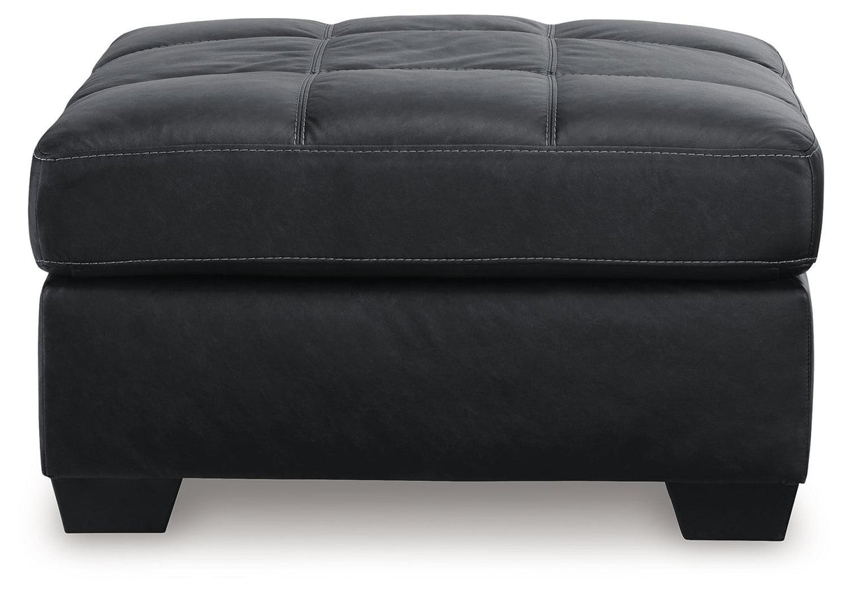 Barlin Mills Carbon Oversized Accent Ottoman by Ashley at Eve Furniture