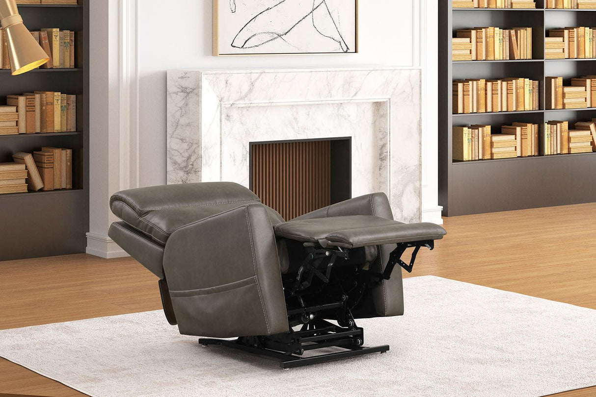Barnabas Gray Lift Chair by Furniture of America at Eve Furniture