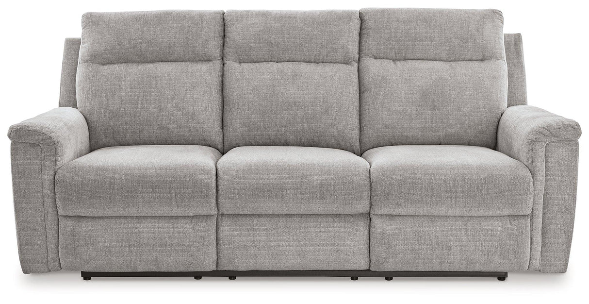 Barnsana Ash Power Reclining Sofa by Ashley at Eve Furniture