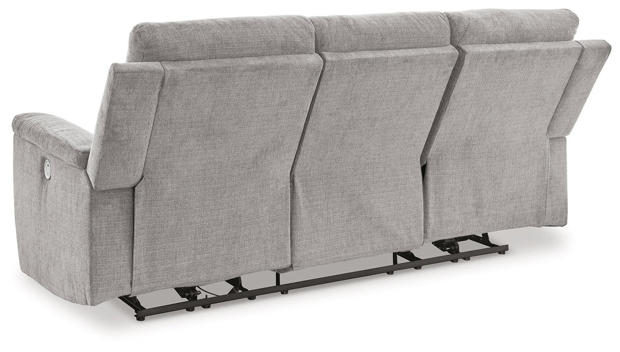 Barnsana Ash Power Reclining Sofa by Ashley at Eve Furniture