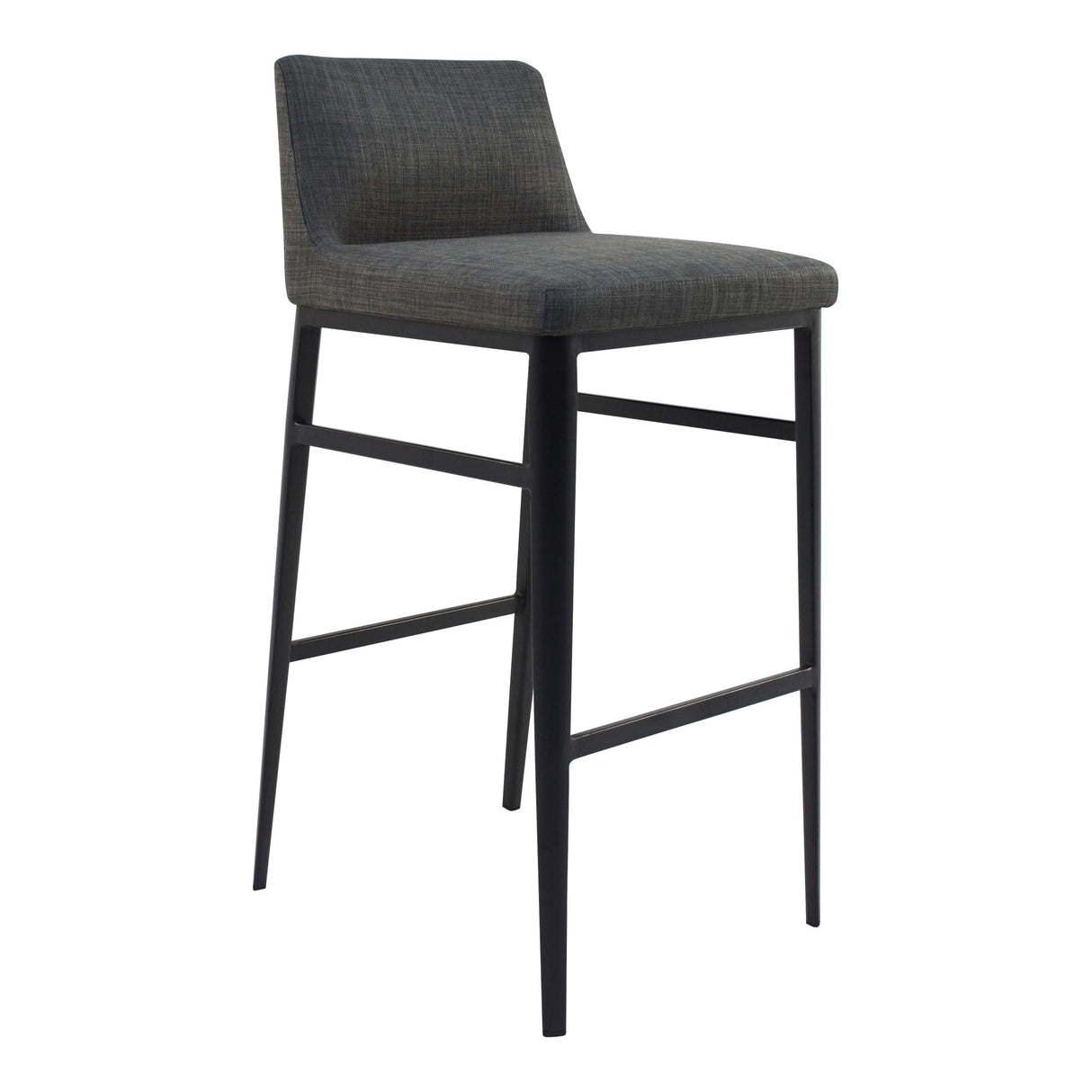 Baron Charcoal Grey Bar Stool by MOES at Eve Furniture