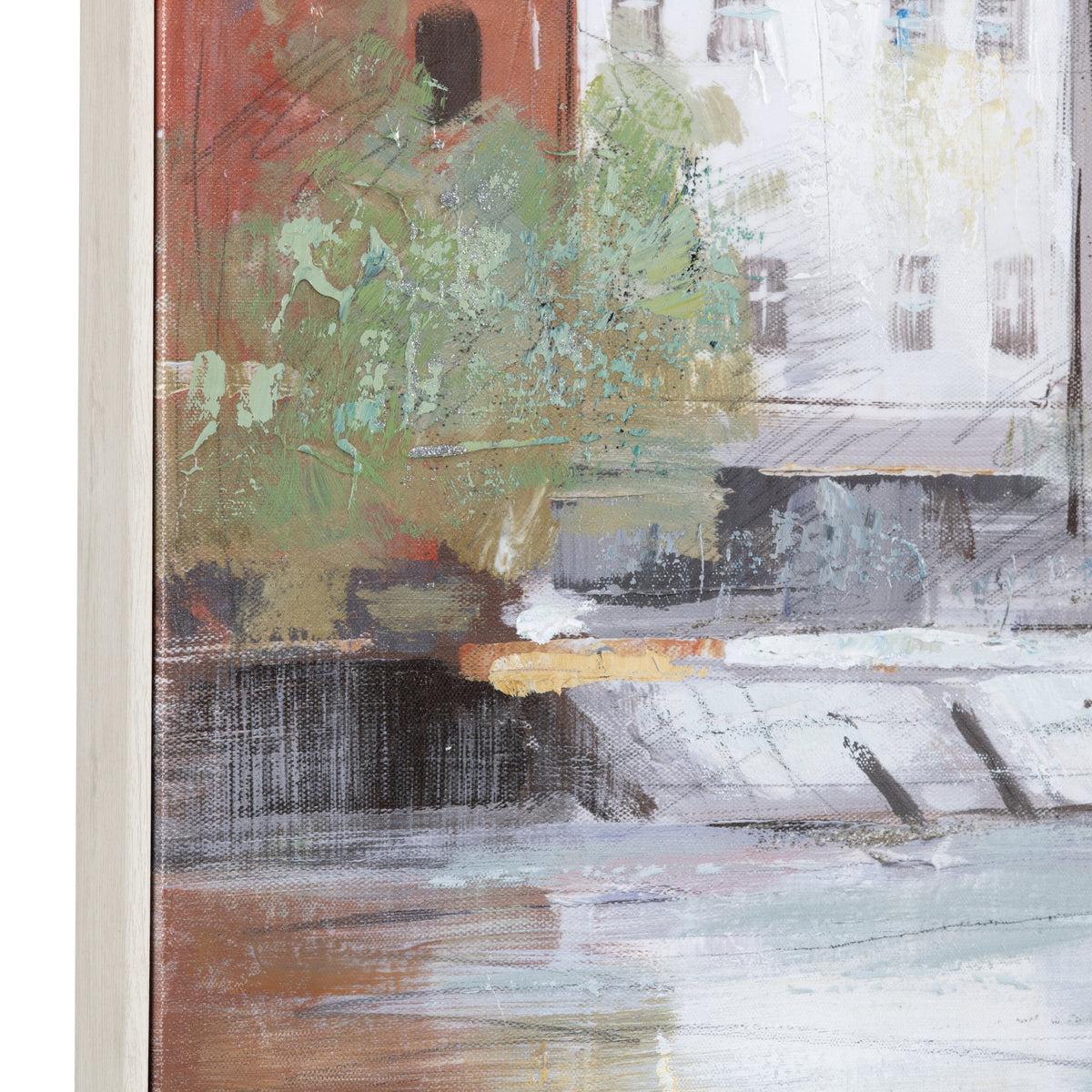 Barr Green/Orange Canvas by Crestview at Eve Furniture