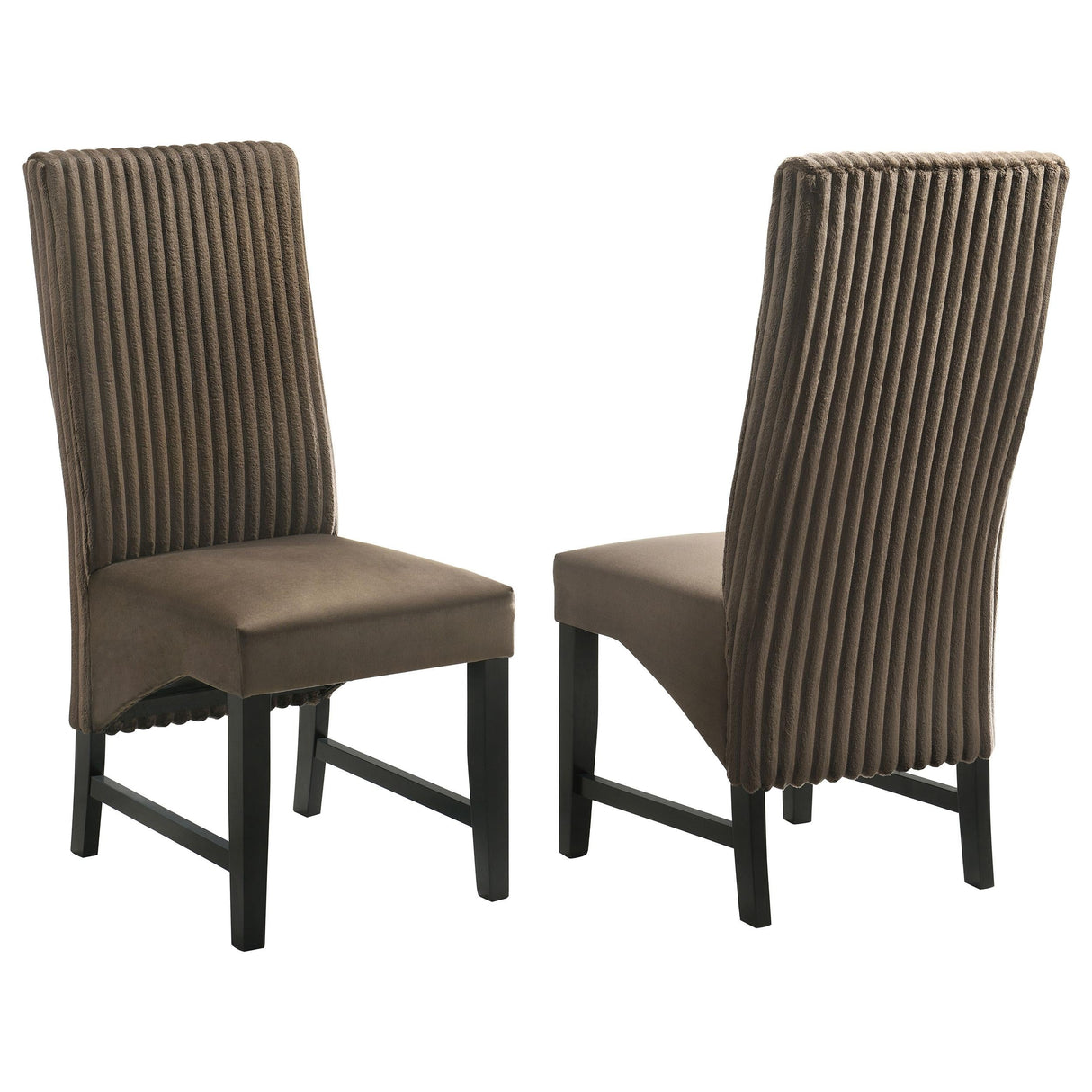 Barrand Chocolate Dining Side Chair, Set of 2 by Coaster at Eve Furniture