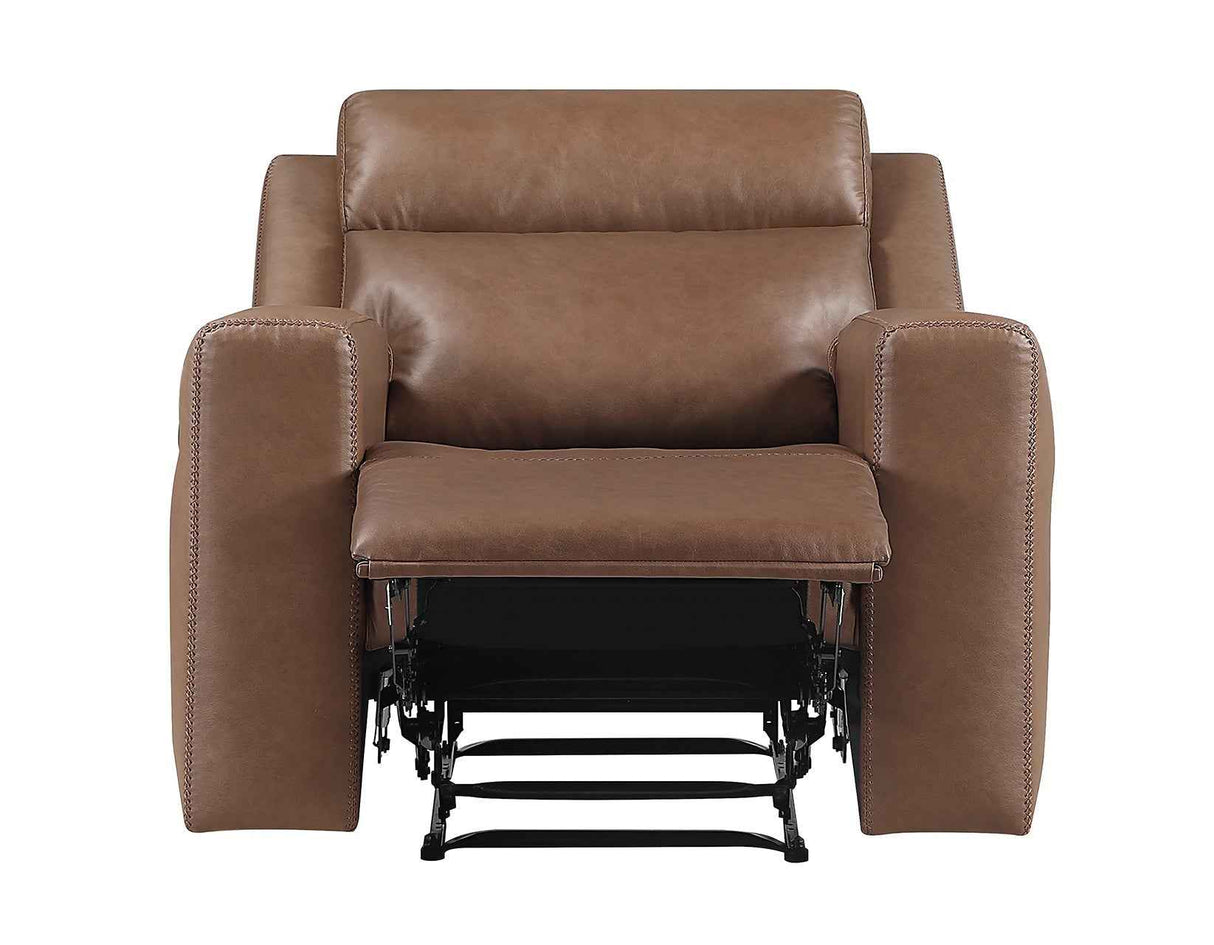 Barron Brown Manual Recliner by Steve Silver at Eve Furniture