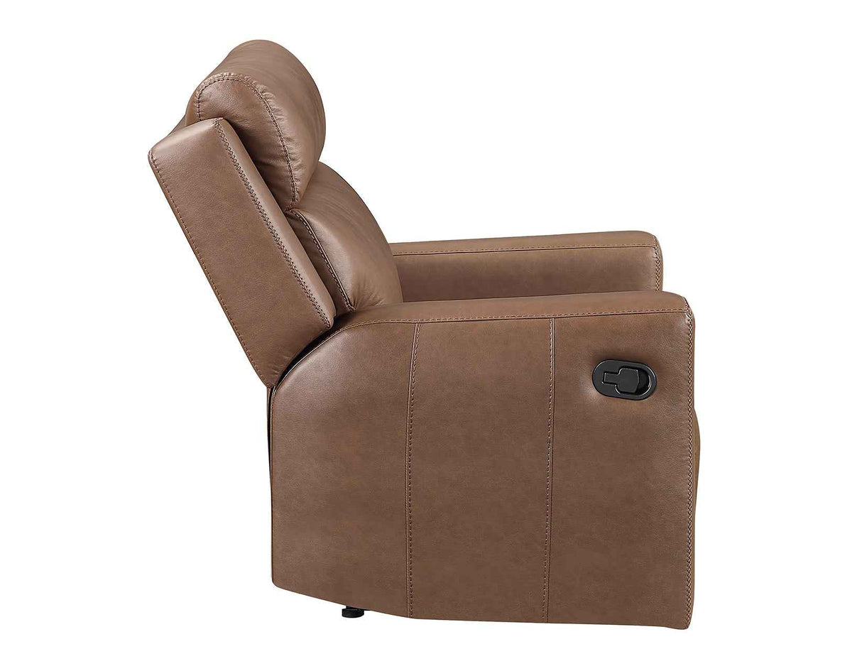 Barron Brown Manual Recliner by Steve Silver at Eve Furniture